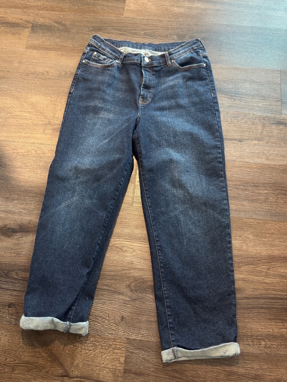 Grace & Lace Dark Blue Boyfriend Jeans